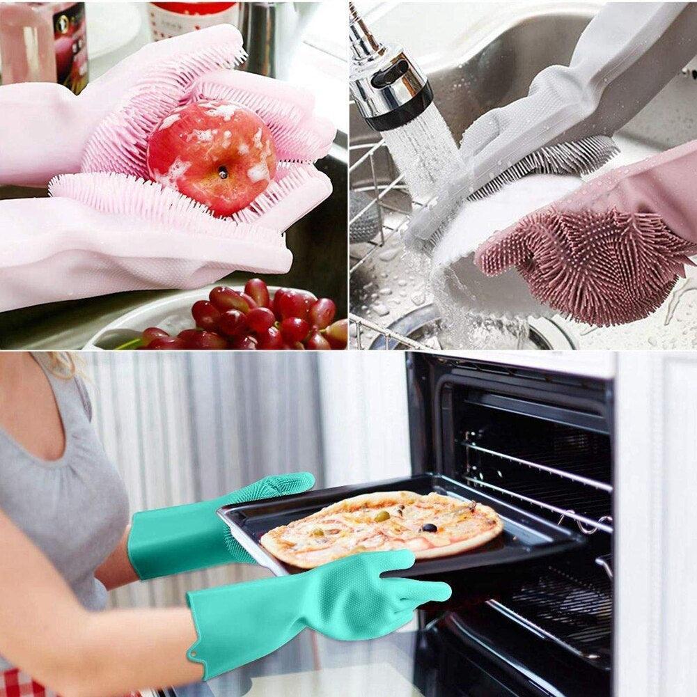 Reusable Dishwashing Gloves