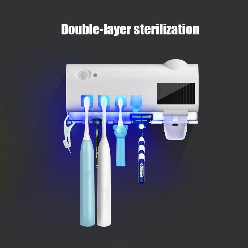 Solar Powered UV Toothbrush Sterilizer