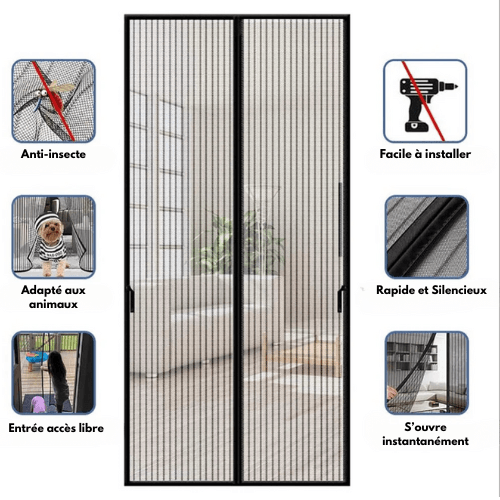 Magnetic Anti-Mosquito Screen Door | ScreenGuard