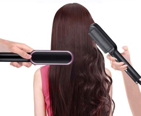 Electric Hair Brush - 5 minutes for a new look!