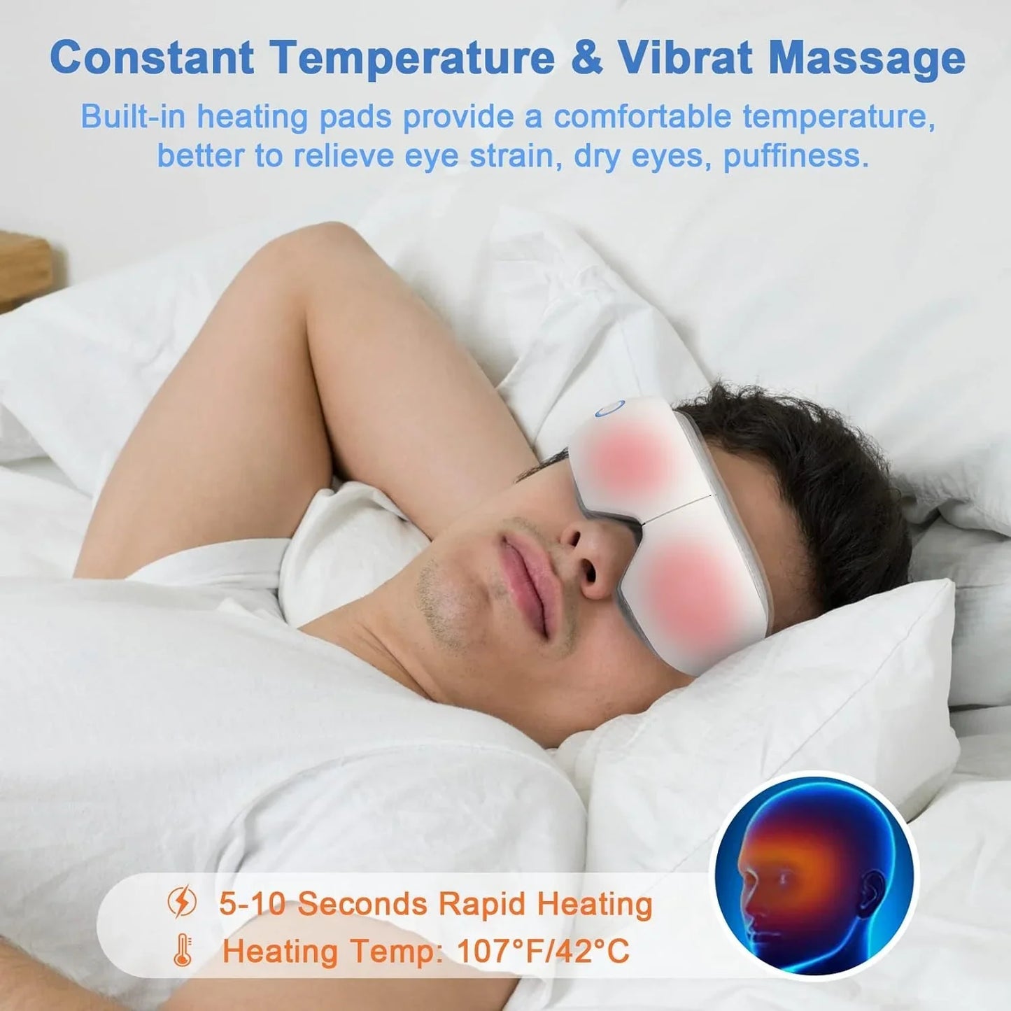 Perfect relaxation for tired, strained eyes - GlowRelief