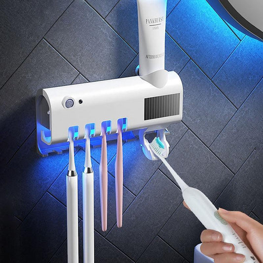 Solar Powered UV Toothbrush Sterilizer