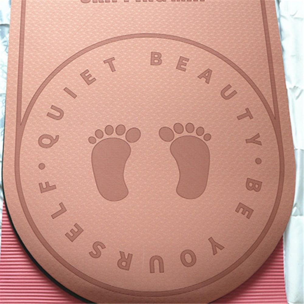Shock-absorbing and non-slip exercise mat