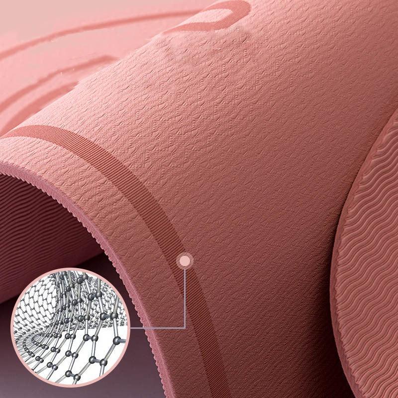 Shock-absorbing and non-slip exercise mat