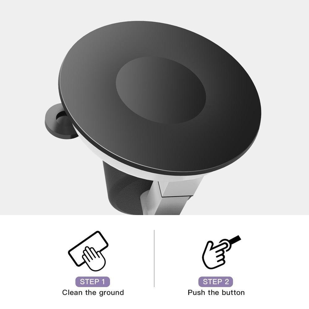 Abdominal suction cup